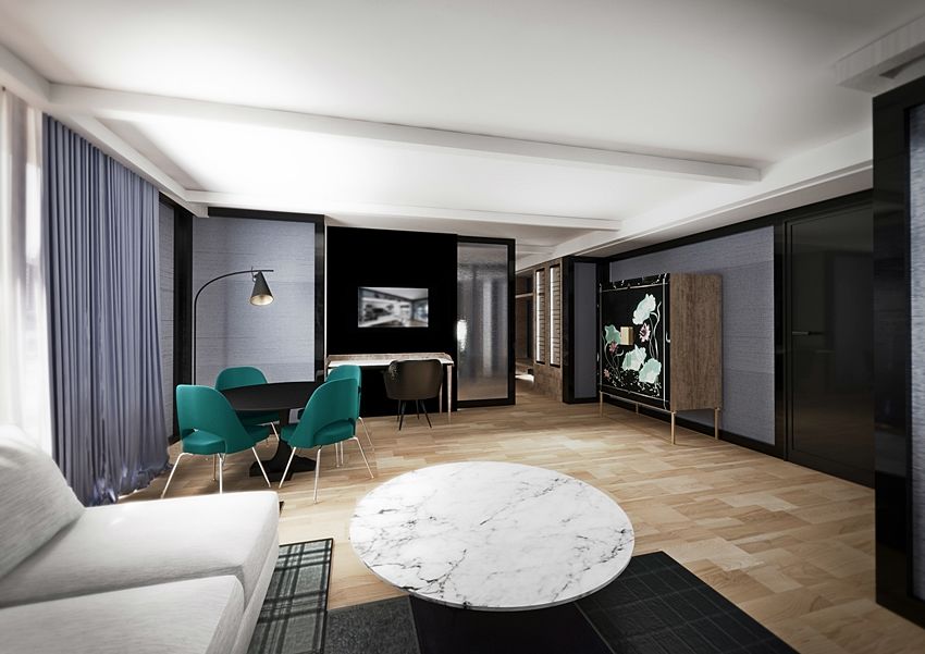 Barcelo Imagine Hotel Мадрид Екстериор снимка 3D interior visualization